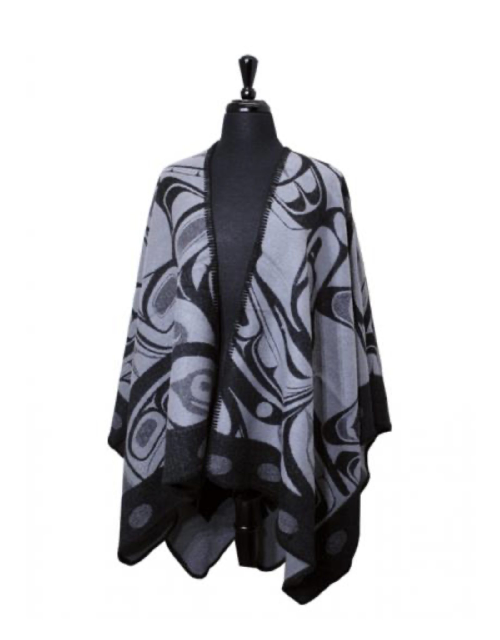 Charcoal Orca Cape by Kelly Robinson - CAPE523