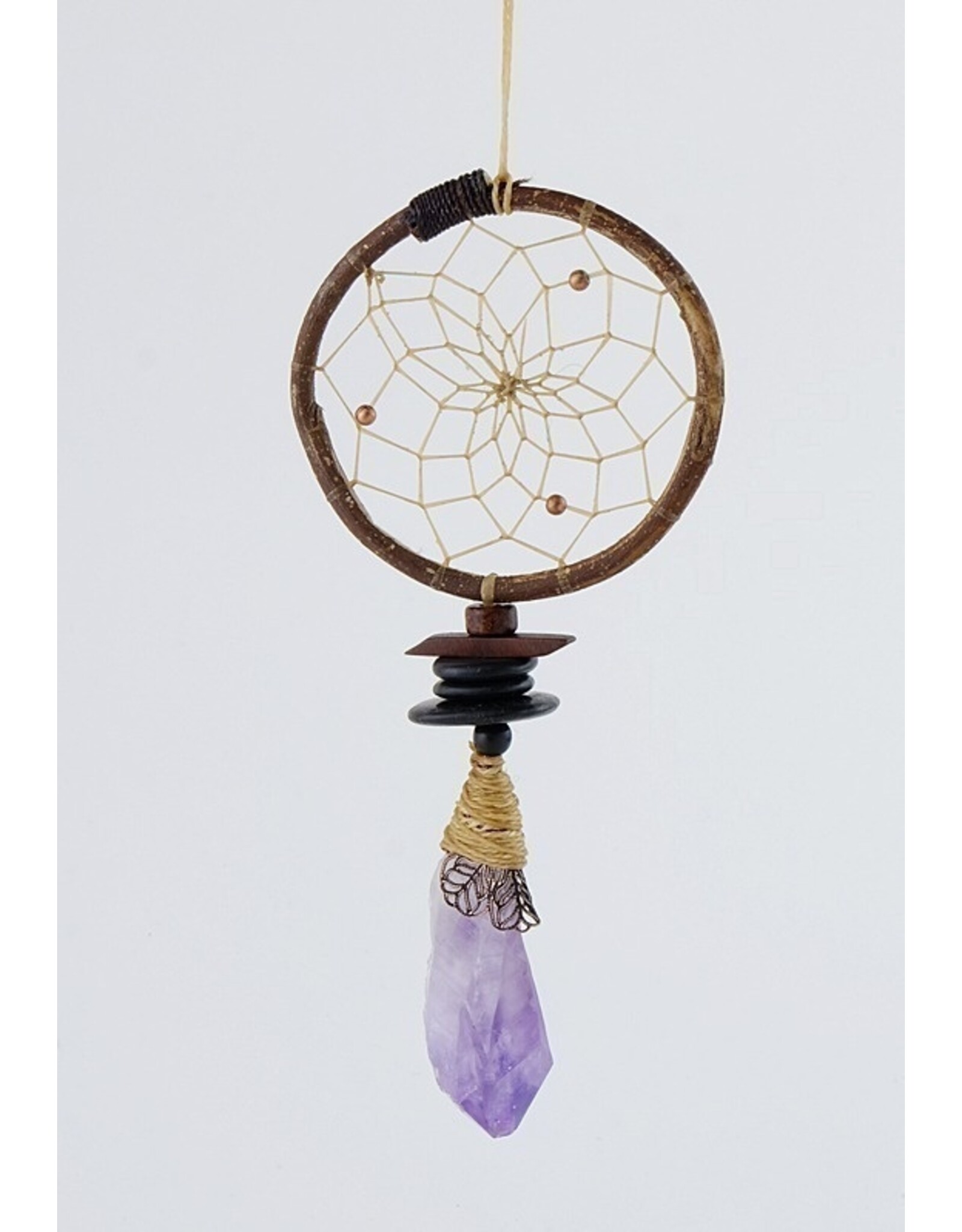 Dreamcatcher with Amethyst Cluster - DC75