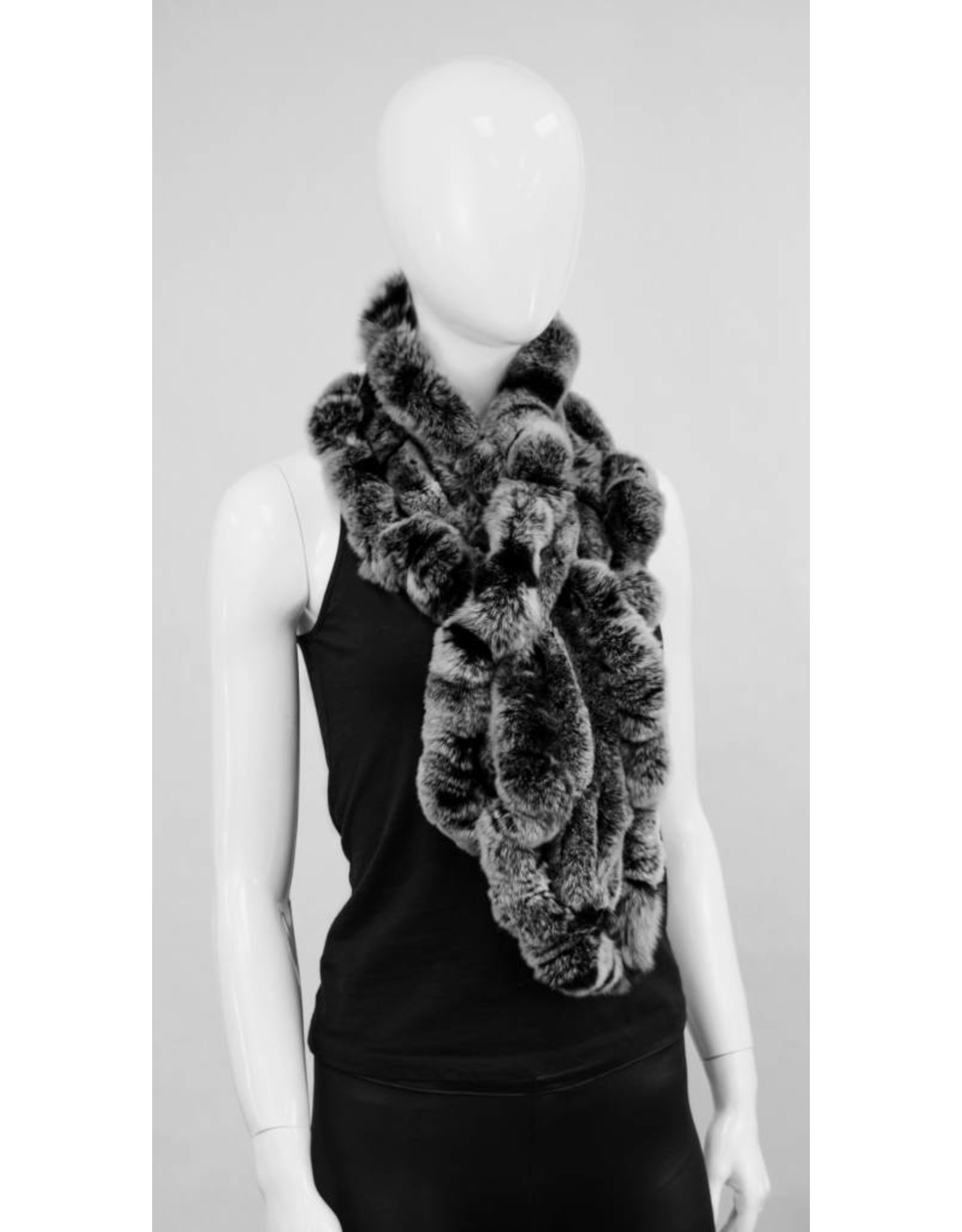 Foulard en Fourrure de Lapin - EG05