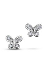 Boucles d'Oreilles Papillon Argent - PLDE24