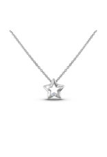 Star Silver Necklace - PLDP25