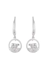 Bear & Cub Silver Earrings - ADE05