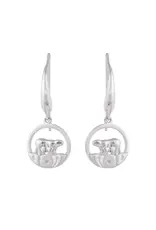 Boucles d'Oreilles Ours et Ourson et Argent - ADE05
