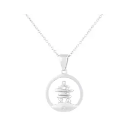 Inukshuk Silver Pendant