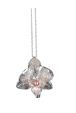World Orchid (Phalaénopsis) - Large Pink Pearl Pendant - OPP4R