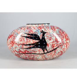 Vase Spirit Animal par Veran Pardeahtan Oiseau - Multicolore