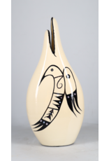 Baja Vase by Veran Pardeahtan - Hummingbird White