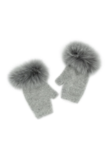 Gants Sans Doigts Renard - Gris