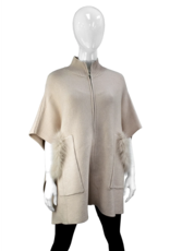 Fox Zipper Vest with Pockets