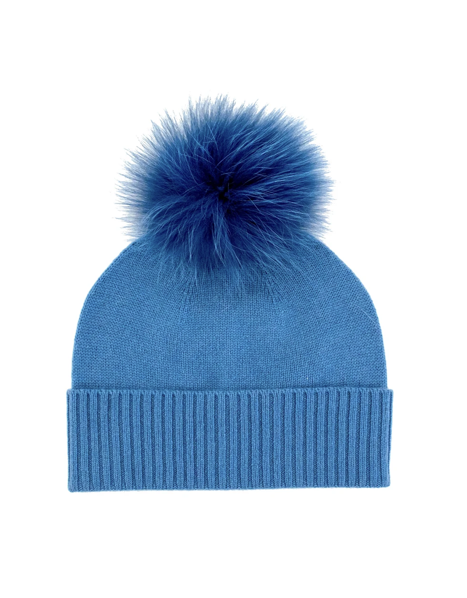 Cashmere Knit Hat with Fox (HTME03)