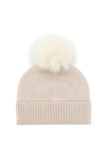 Cashmere Knit Hat with Fox (HTME03)