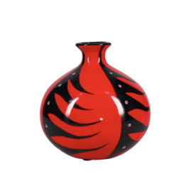 Bubble Vase by Veran Pardeahtan - Red