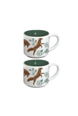 Tasse à Espresso (Foxes) - ensembles de 2 (CESMUGS21)