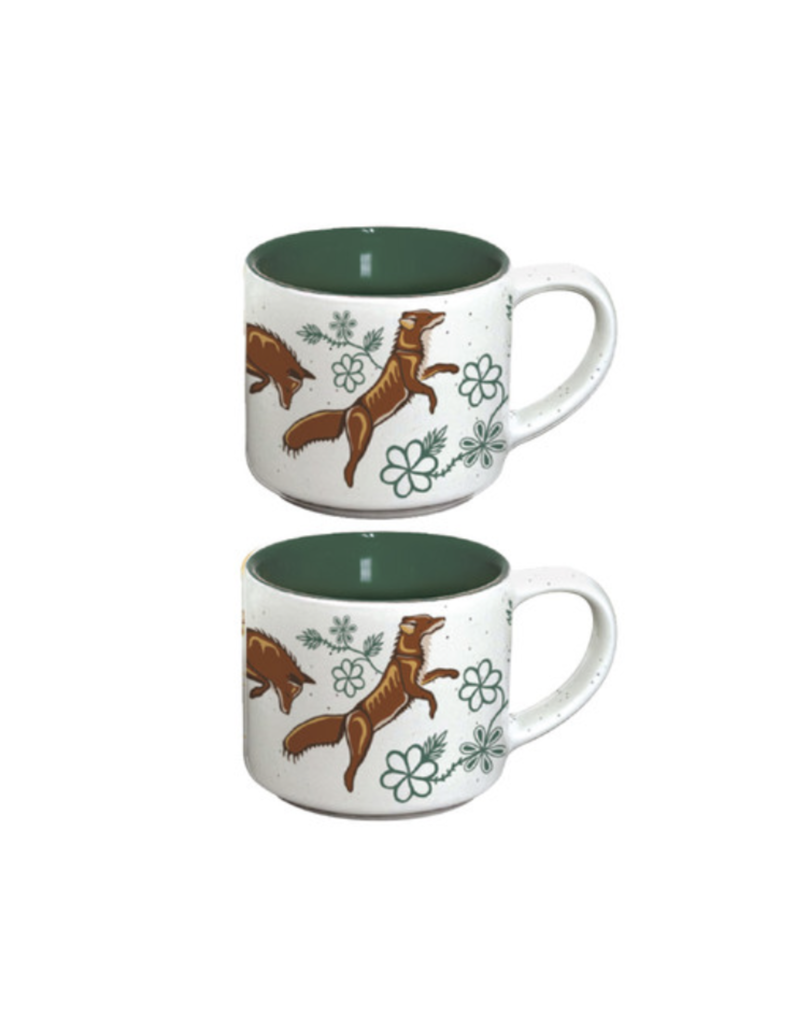 Tasse à Espresso (Foxes) - ensembles de 2 (CESMUGS21)