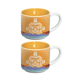 Tasse à Espresso (Chilkat Sun) - ensembles de 2
