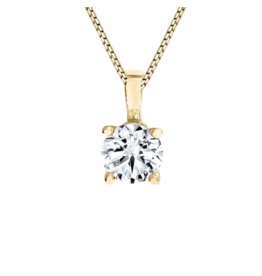 Pendentif Or Jaune avec Diamants