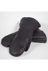 Black Deer Hide Gauntlet Glove