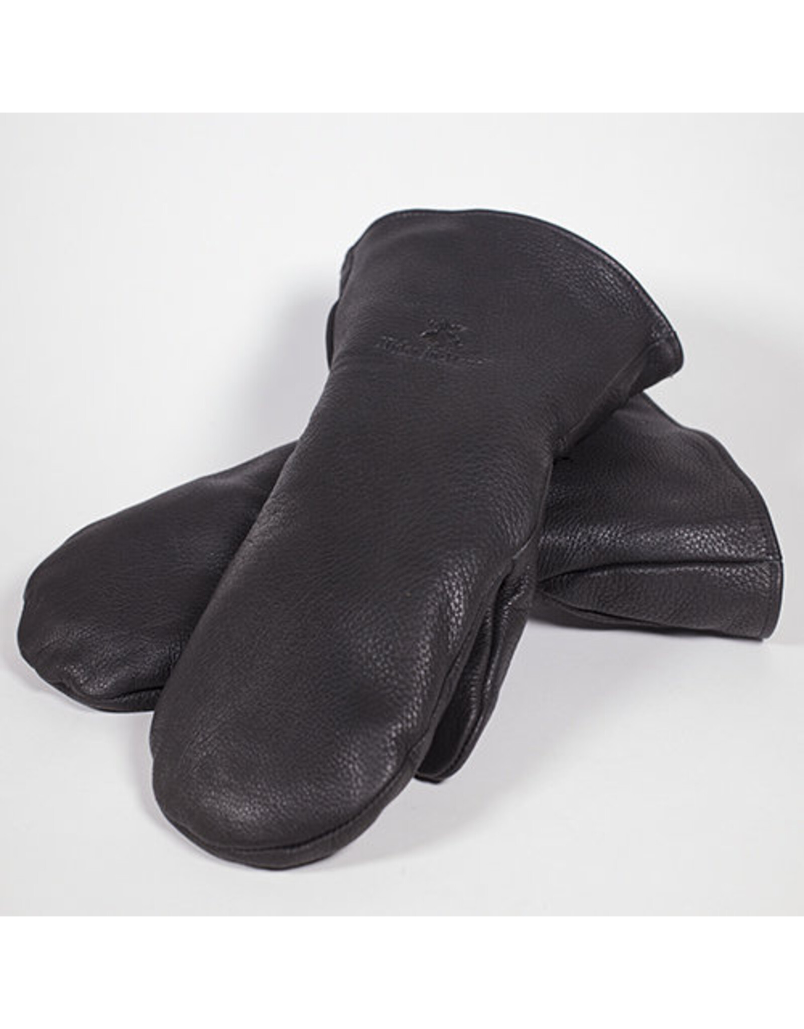 Mitaine Cuir Chevreuil Noir
