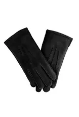 Gants pour Hommes en Peau de Mouton - Noir