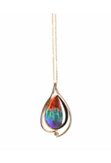 Lobel Ammolite Gold Pendant - LOBP13
