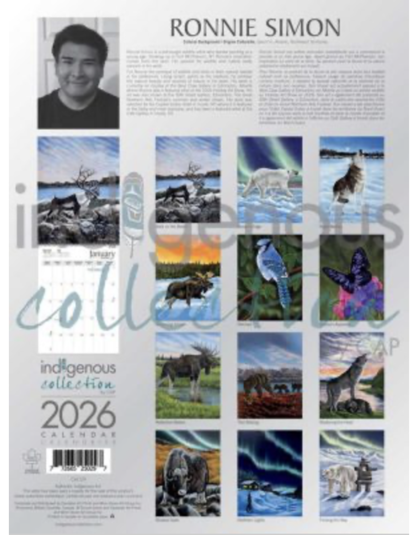 Ronnie Simon 2026 Calendar - CAL129