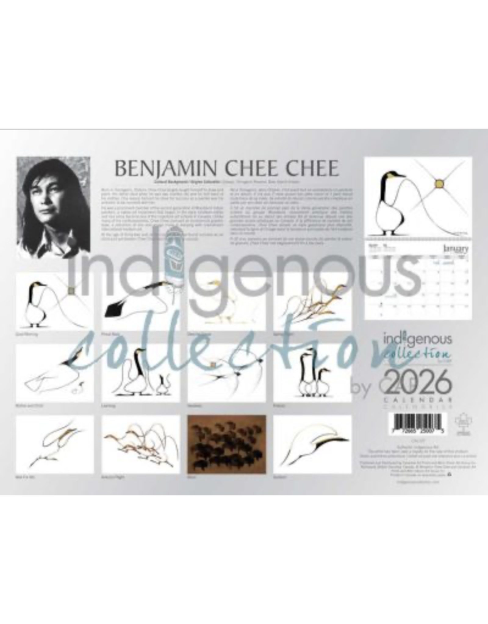 Benjamin Chee Chee 2026 Calendar - CAL107