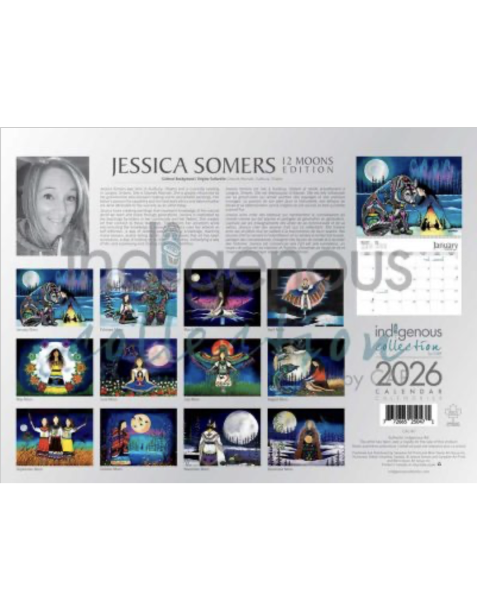 12 Moons Edition Jessica Somers 2026 Calendar - CAL147