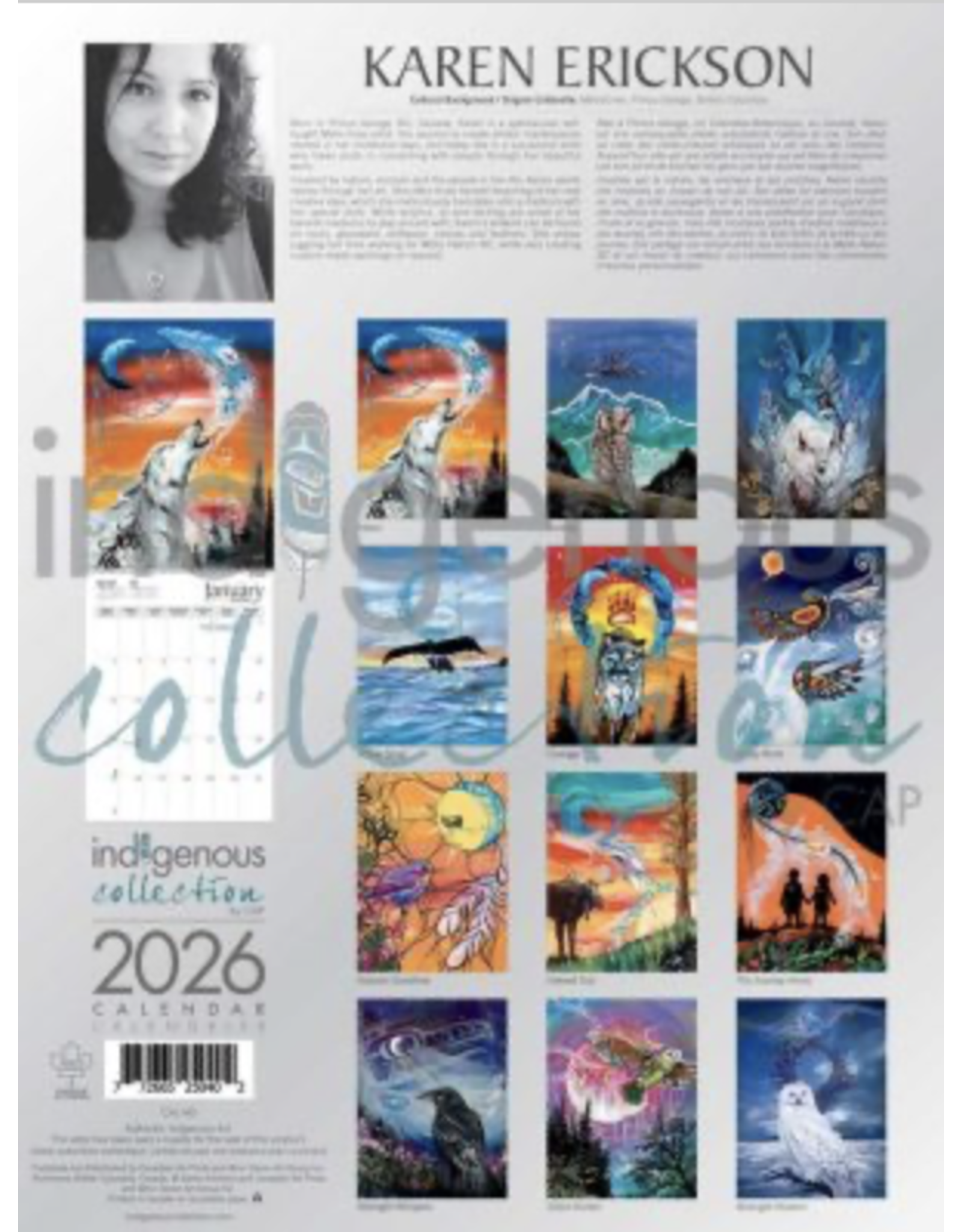 Karen Erickson 2026 Calendar - CAL140