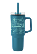 Bouteille Isotherme avec Paille (40oz) - "All my Relatives" (TWS15)