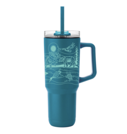 Insulated Tumbler with Straw (40oz) - All my Relatives