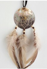 Dreamcatcher with Shell - Brown (DC1451)