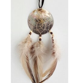 Dreamcatcher with Shell - Brown