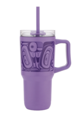 Bouteille Isotherme avec Paille (32oz) - Papillon (TWS32)
