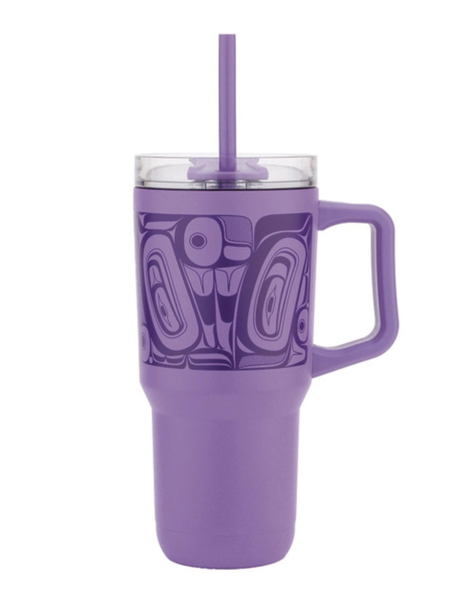 Bouteille Isotherme avec Paille (32oz) - Papillon (TWS32)