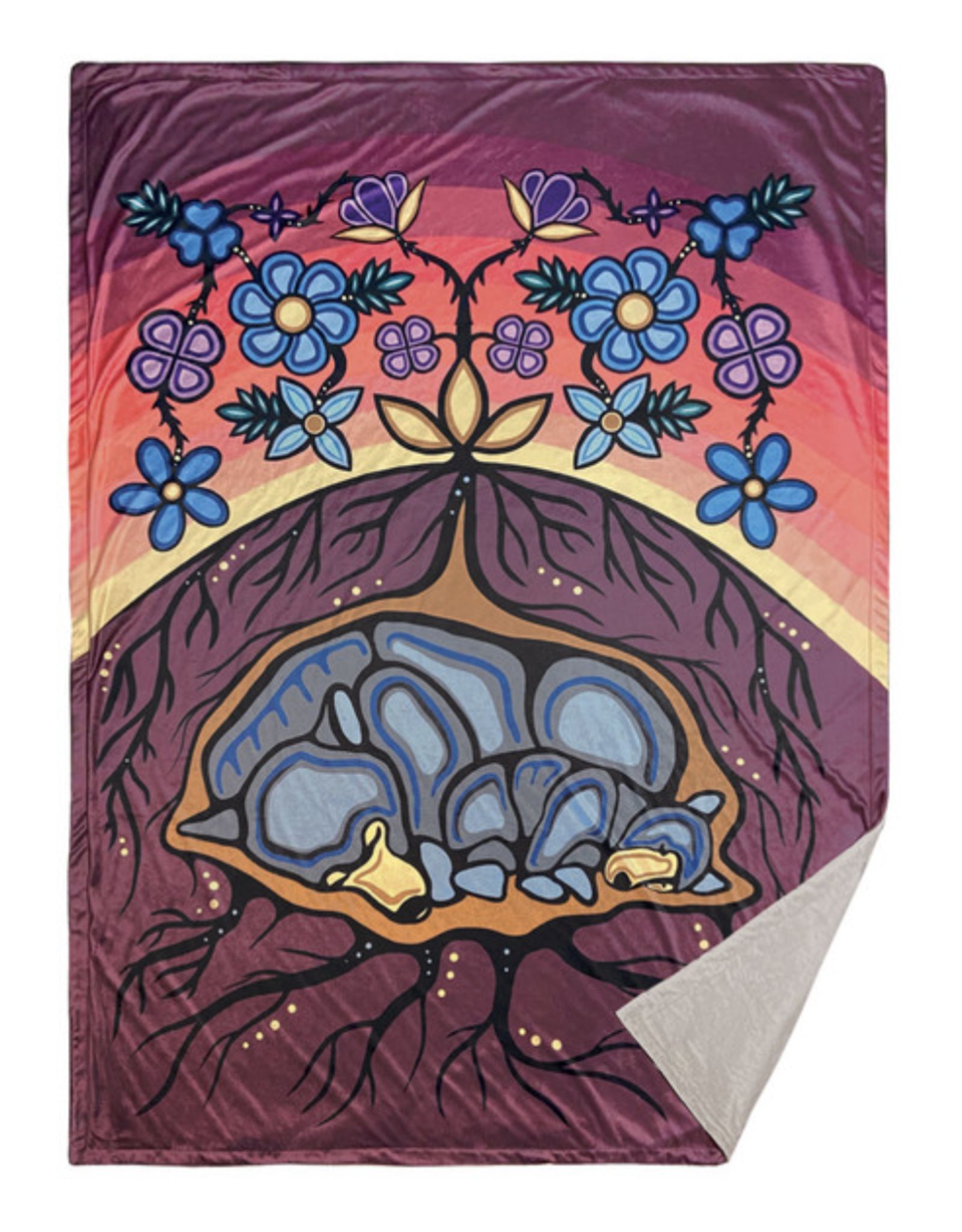 Fleece Blanket - Sleeping Bears by Storm Angeconeb (BPF17)