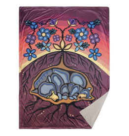 Fleece Blanket - Sleeping Bears by Storm Angeconeb