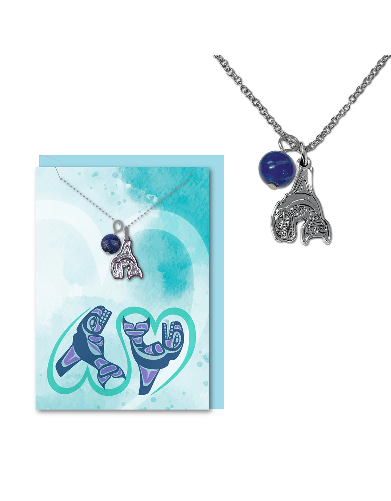 Collier Guérison - Baleine par Paul Windsor (HN20)