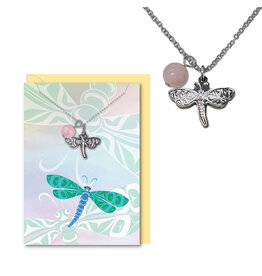 Healing Necklace - Dragonfly by Simone Diamond