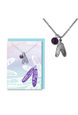 Collier Guérison - "Eagle Feathers" par Corey Bulpitt (HN14)