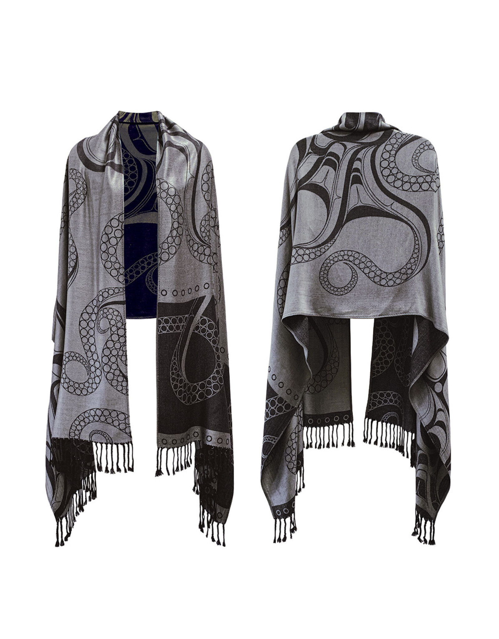 Shawl - Octopus (Nuu) par/by Ernest Swanson (SHAWL13)