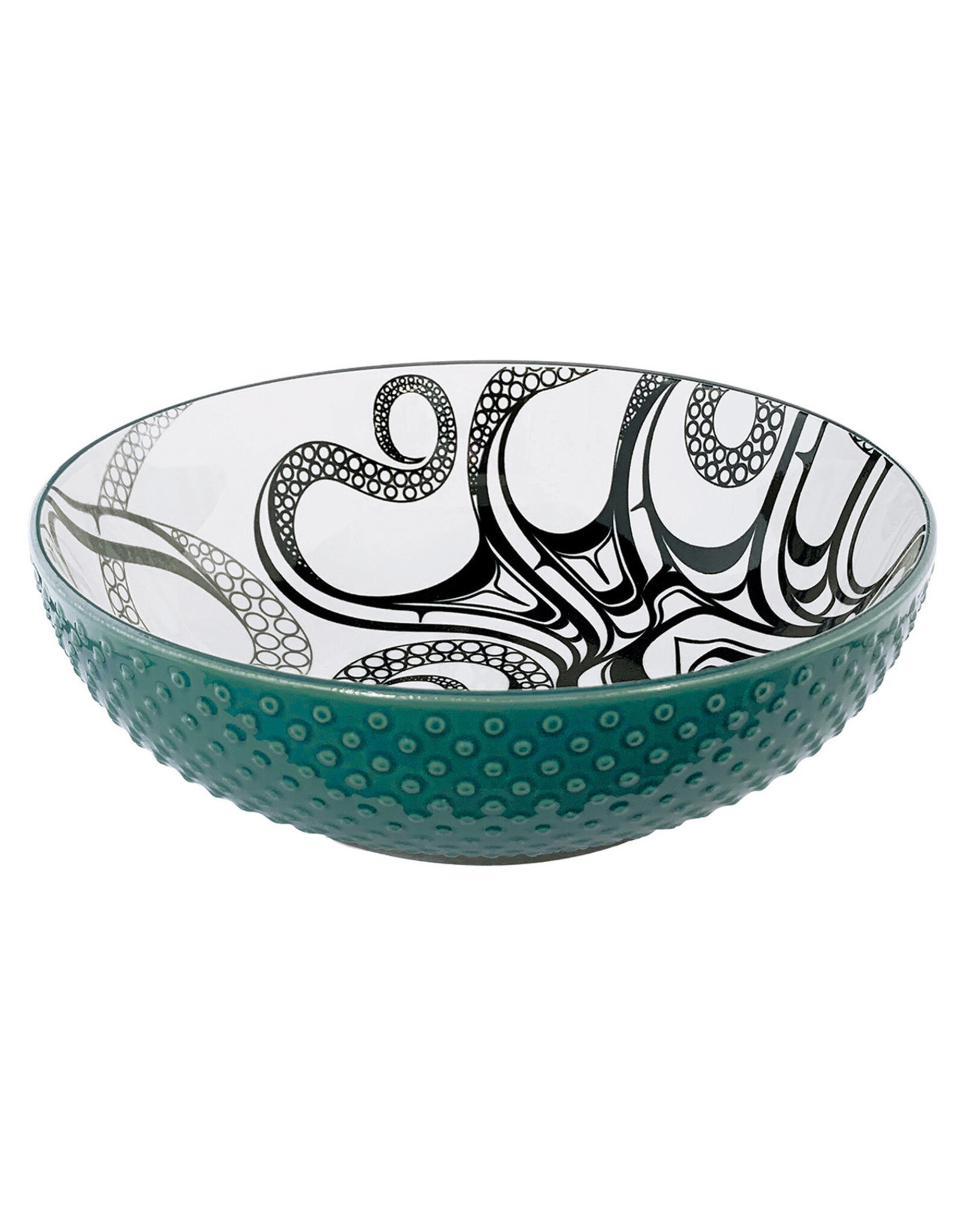 Porcelain Art Serving Bowl Octopus (Nuu) - BOWLL17