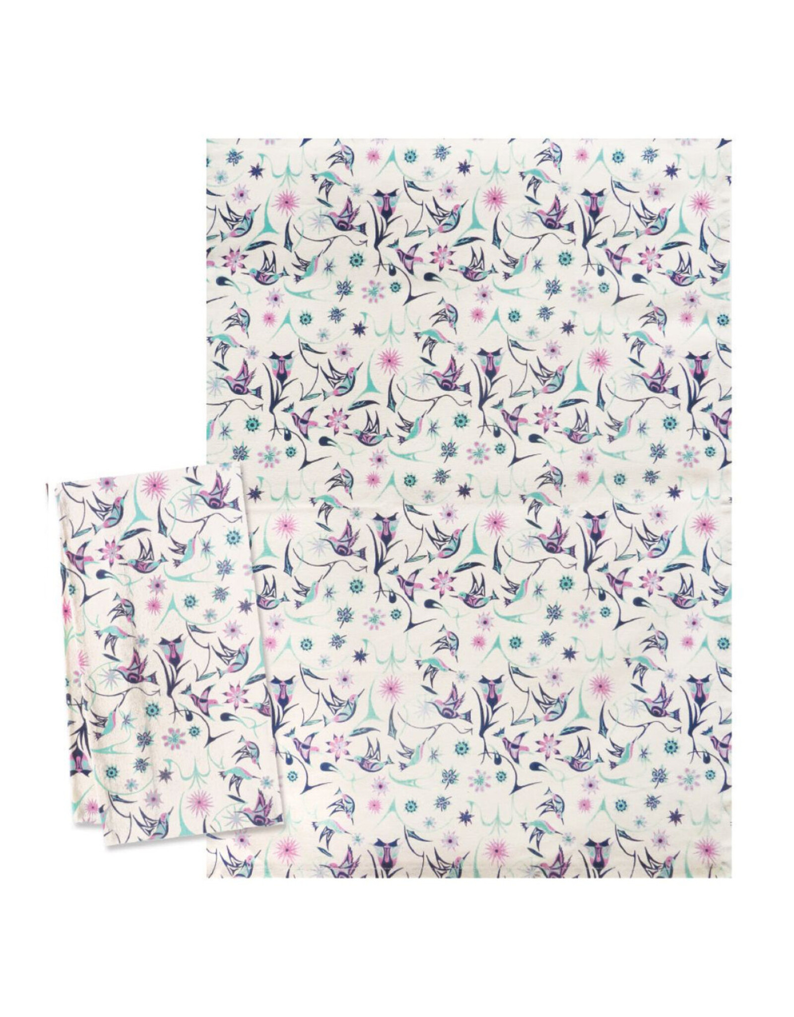 Printed Tea Towel - Hummingbird by Nicole La Rock (KT102)