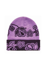 Knitted Tuque -  Ojibwe Florals by Storm Angeconeb (TQ15)