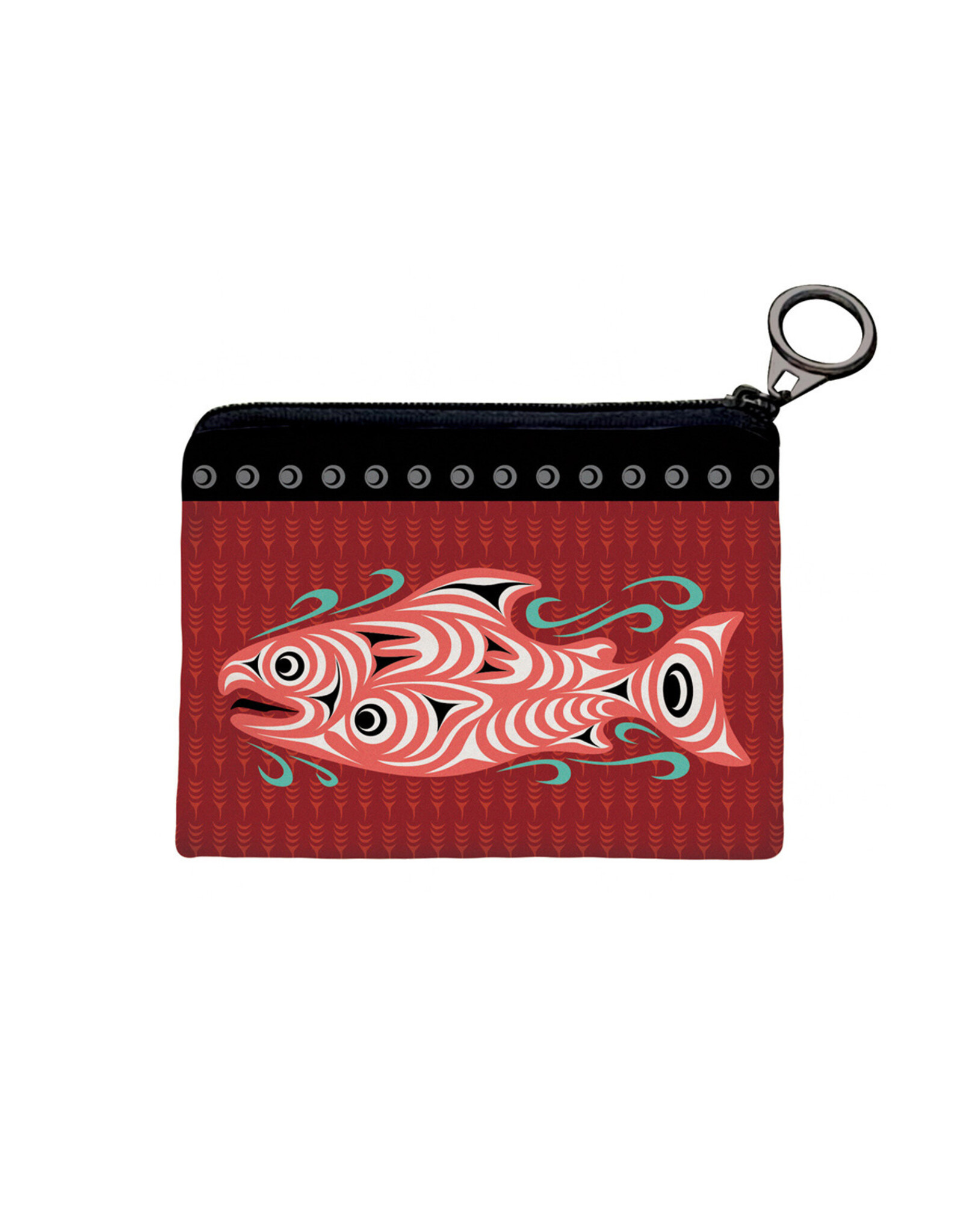 Porte-monnaie – 'Saumon Coho' par Joe Wilson-Sxwaset (CP18)