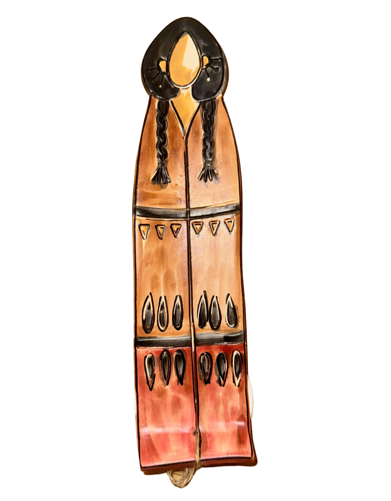 Porte-Encens Peint à la Main - Femme