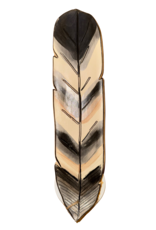 Hand Painted Incense Holder - Feather