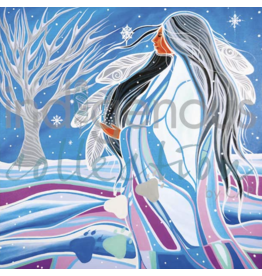 ''Winter Woman'' par Jackie Traverse Encadré