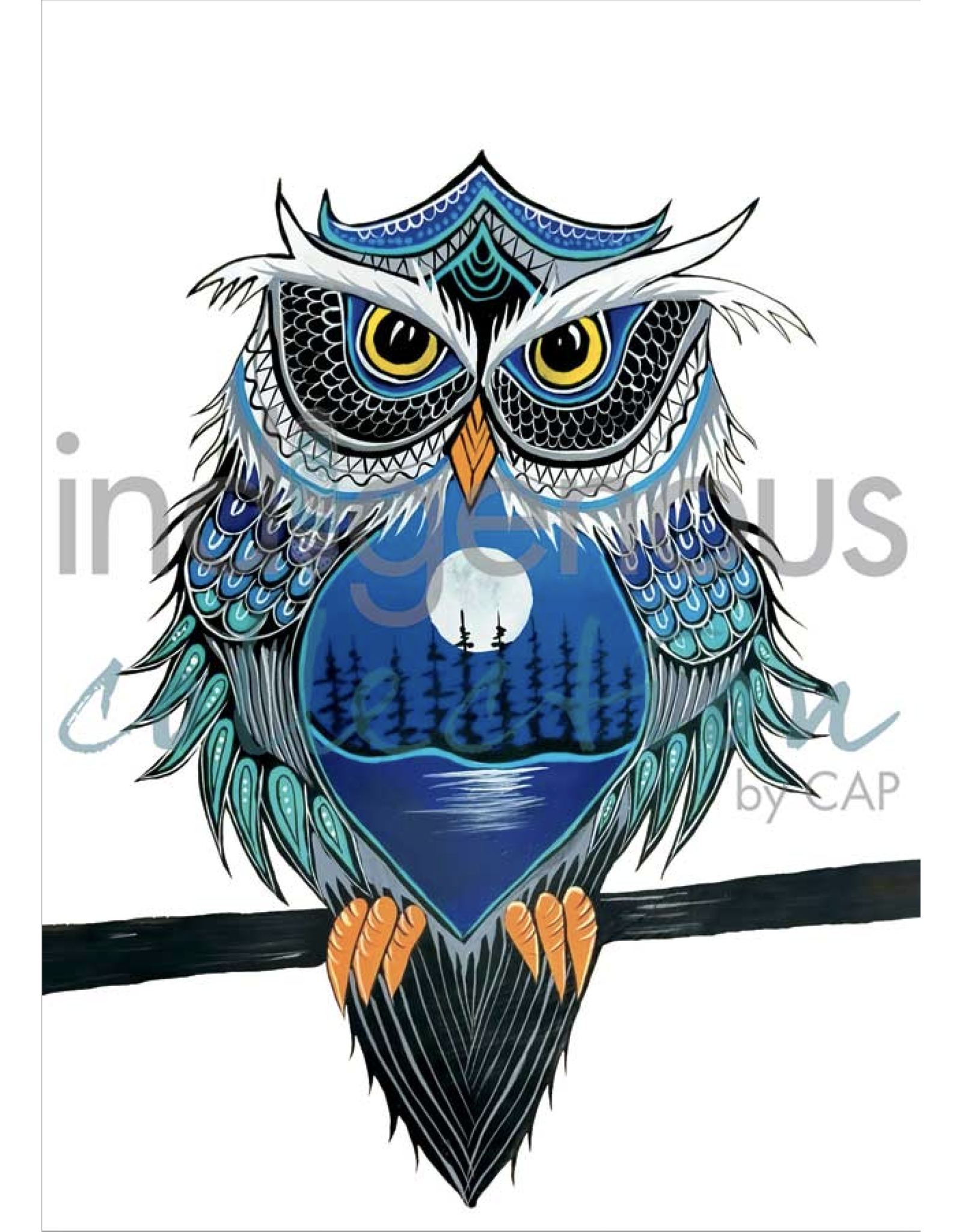 Night Watcher by Jessica Somers Framed