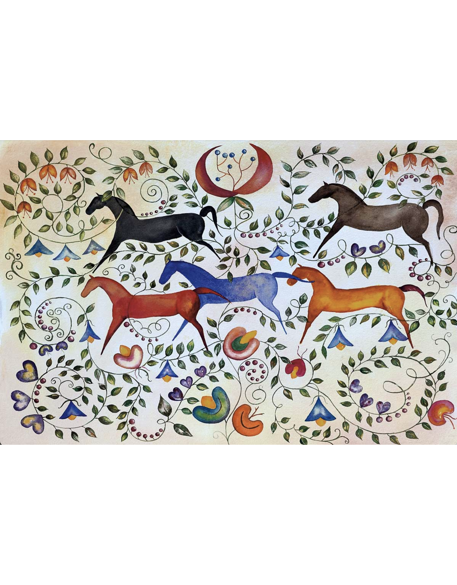 Métis Tapestry par Valentina LaPier Encadré
