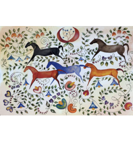 Métis Tapestry by Valentina LaPier Framed